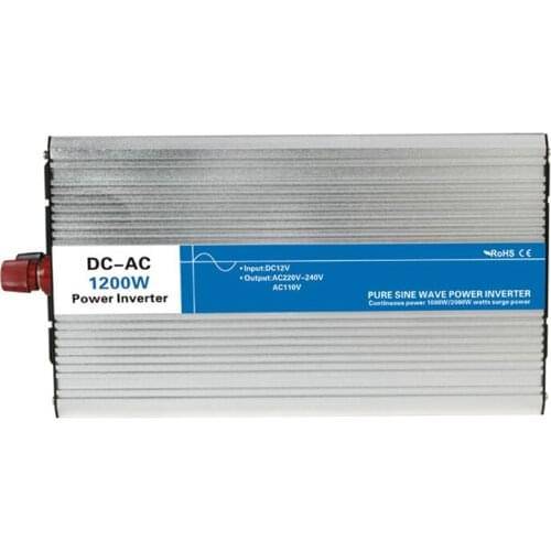 1200w pure sine wave inverter DC 12V/24V/48V to AC 110V/220V tronic power inverter circuits off-grid tie cheap 12 24 48 V