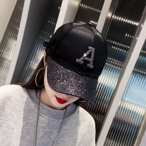 Hats for women 2021 fashion A letter cap summer outdoor sun hat adjustable hip-hop baseball caps