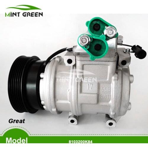 For Air Conditioning AC Compressor Assembly For Car Great Wall Diesel 5 Wingle Haval H54D20 Engine 6PK 8103200K84