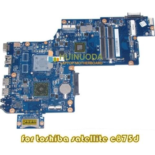 NOKOTION H000043600 laptop motherboard For toshiba Satellite C875 C875D 17.3 inch EM1200 CPU onboard Mainboard