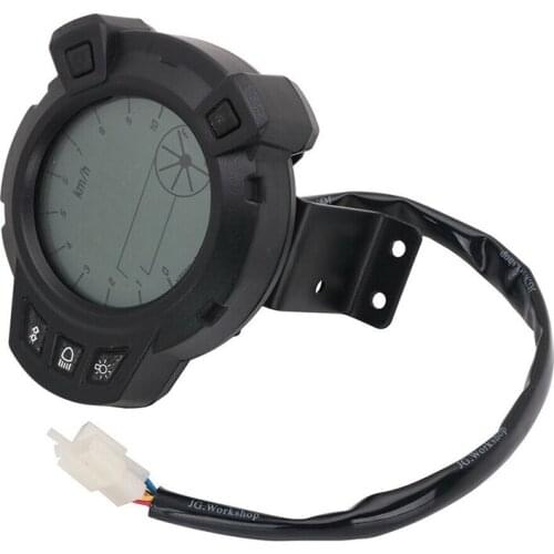Motorcycle Meter LCD Instrument Panel Backlight 12V Digital Universal Motorcycle Meter Oil Level Gauge 7 Colors