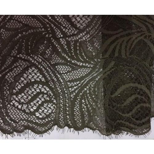 10 Meters Wholesale Army Green Lace Trims Elastic Lace Trims for Bra Lingerie Accessories