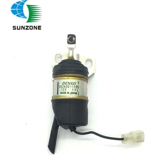 Genuine Denso Fuel Shut Off Solenoid Pump 12VDC 15471-60010 052600-1001 Replance For Kubota Engine Stop Solenoid