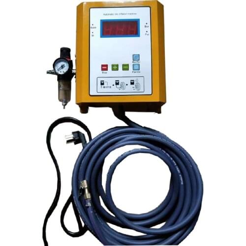 Simple wall mount digital tire inflator for tire repair shop