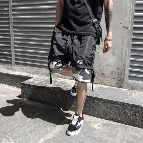 2020 Hip Hop Shorts Men Summer Hot Sale Work Short Pants Cool Camouflage Slim Fit Shorts Trousers Fashion Mens Cargo Shorts Men