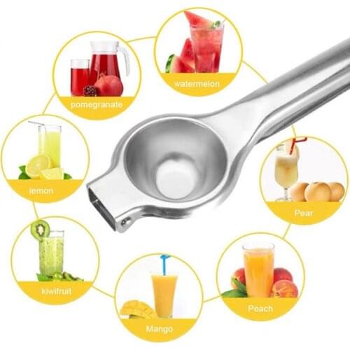 Stainless Steel Fruits Lemon Squeezer Mini Manual Orange Juicer Kitchen Tools Household Lemon Juicer Orange Juice Fruit Pressing