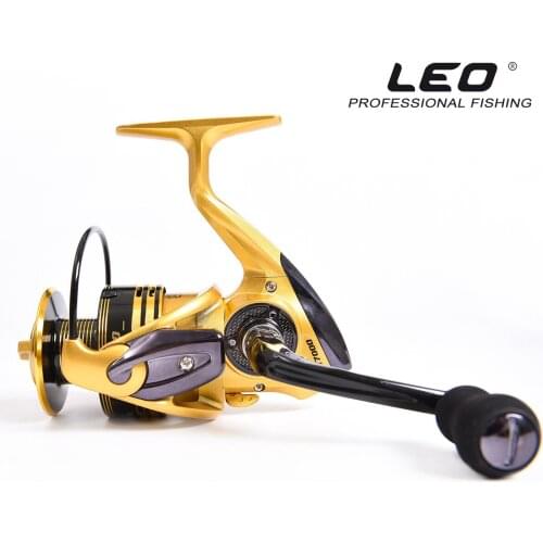 LEO spinning Reel Wheel 13+1BB bearing metal wire rocker without gap reel Carretilha de pesca baitcasting molinete reel