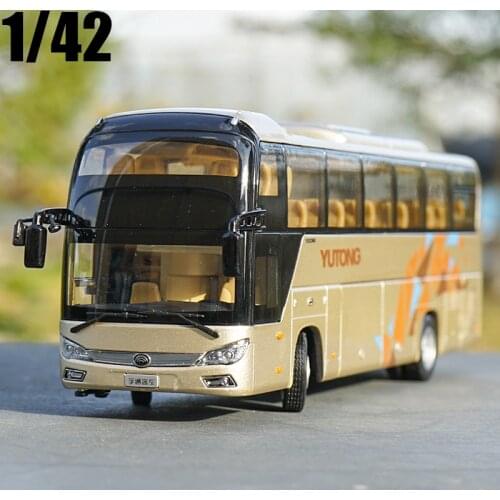 1/42 Scale Car Model China YuTong Bus ZK6118H Diecast Metal Toys Gifts Original Box Free shipping