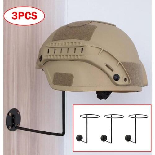 3PCS Motorcycle Helmet Display Shelf Helmet Hat Showcase Storage Rack Wall Mounted Stroller Hanger Helmet Organizer Holder