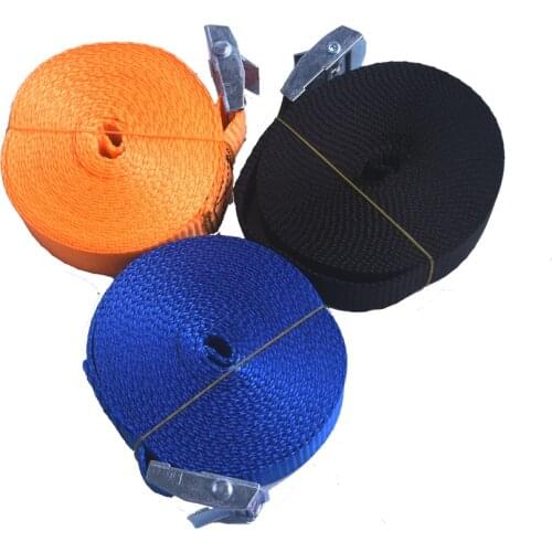 5 meter length 2.5CM with car tension rope Ratchet Ratchet Tie luggage strap tied with fixed cargo for FORD Focus 2 3 F-150