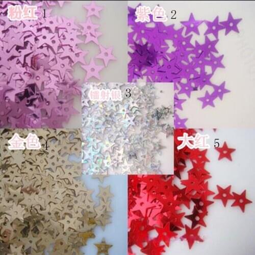 9800Pcs/Lot 150g 7mm Five Star Loose Sequins Paillettes Sewing Wedding Craft DIY Clothing Art Decoration Sewing Material