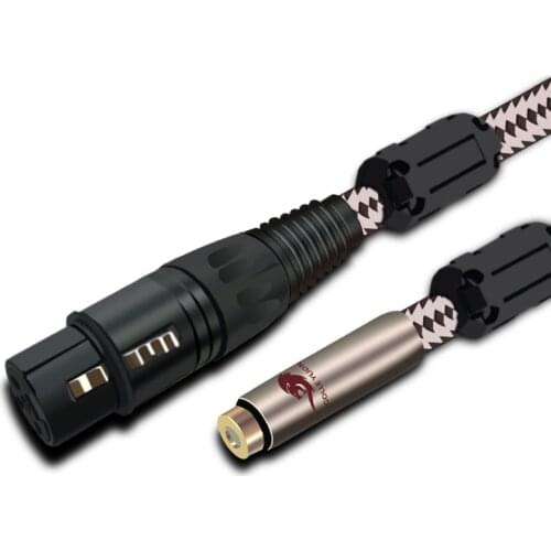 Audio Cable 1/8" Mini Jack 3.5mm to XLR 3 Pin F/F Amplifier Mixing Console Microphone Conversion Cable 1M 2M 3M 5M 8M
