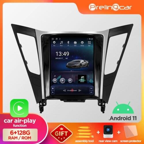 4G RAM Vertical screen android 10.0 car gps multimedia video radio player for Sonata 8 generation salon 2010-2015 car navigaton