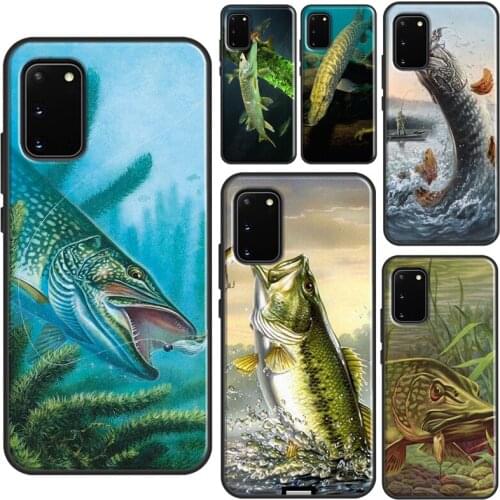 Pike Fishing Bait Spinner Case For Samsung Note 20 Ultra Note 10 Lite Note 9 8 Galaxy S20 Plus S10 Lite S8 S9 S10e