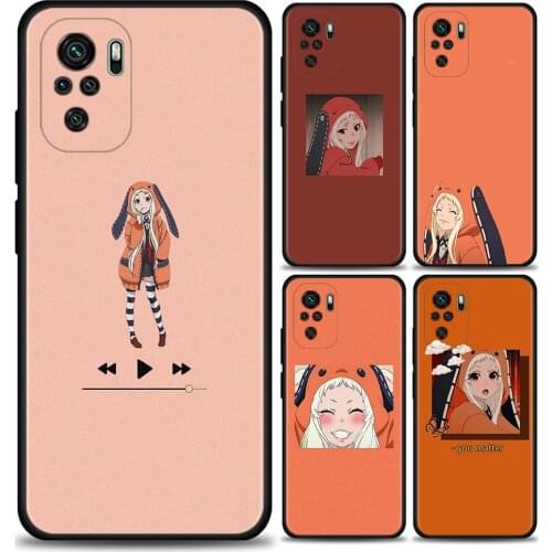Phone Case For Xiaomi Redmi Note 9S 9 8 Pro 7 8T 8 10 9S Soft Silicone Case For Redmi 9A 8A 7A 7 Black Fundas Kakegurui