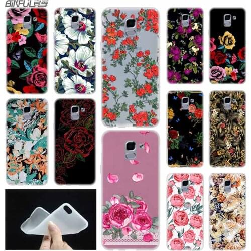 Beautiful summer Flowers case Cover TPU Coque For Samsung Galaxy J6 J8 J3 J5 J7 J4 J2 J1 Plus 2018 2016 2017 EU Prime Ace