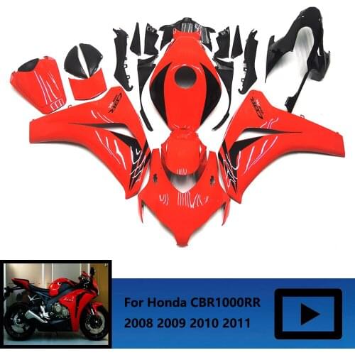 For Honda CBR1000RR 2008-2011 body injection fairing kit, CBR1000 RR CBR 1000 RR HRC 1 2010 2009 fairing protection