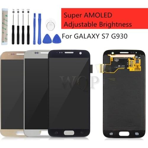 For Samsung GALAXY S7 G930 LCD Display Touch Screen Digitizer Assembly for Samsung S7 G930F LCD Display Repair Spare Parts
