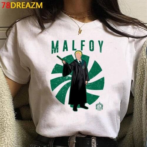 Draco Malfoy top tees women couple clothes couple casual tshirt vintage couple clothes