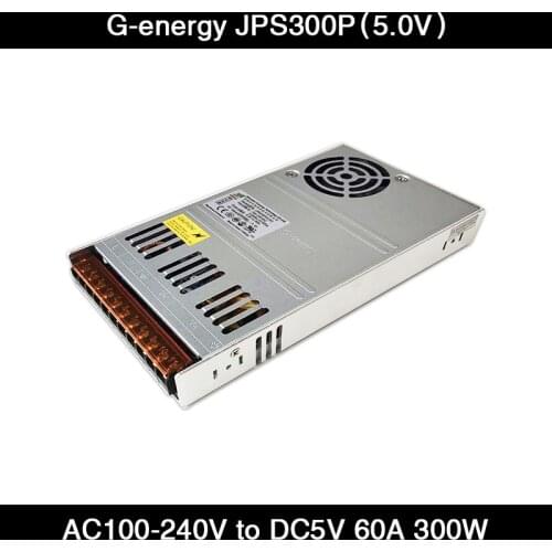 G-energy 5V 60A 300W Ultrathin Switching Power Supply Input AC 100V-240V for LED Display Module