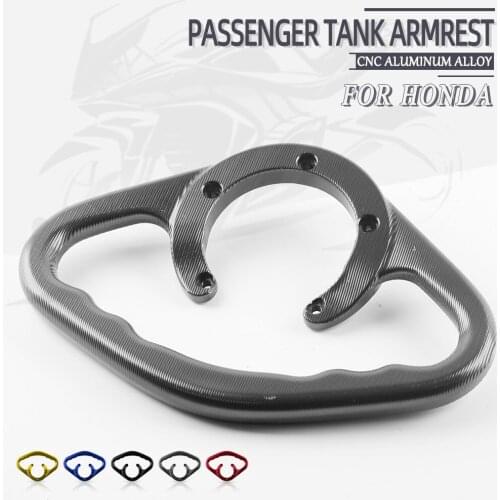 JDSOON For HONDA CBR1000RR 2004-2013 Hornet Passenger Handgrips Hand Grip Tank Grab Bar Handles Armrest LOGO CBR1000RR