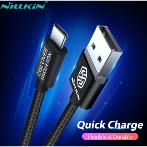 NILLKIN USB C Cable for Xiaomi Redmi Note 10 Type c Cable Fast Phone Charging Cord for Huawei P40 Pro For Redmi Note 9s