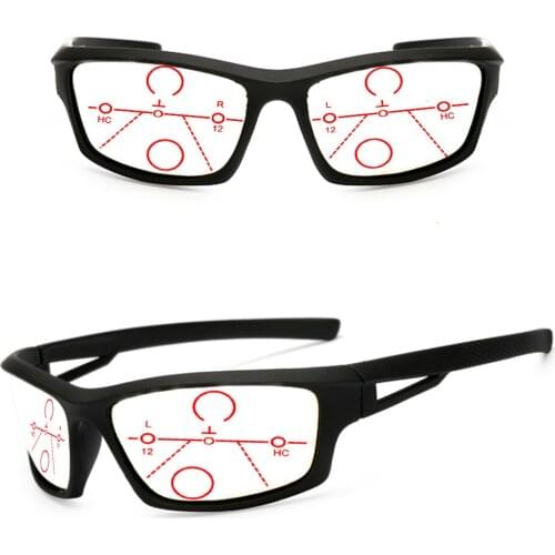 Stick Face Sports Ultralight Progressive Multifocal Reading Glasses +0.75 +1 +1.25 +1.5 +1.75 +2 +2.25 +2.5 +2.75 To +4