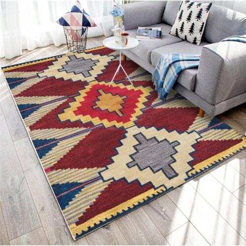 Moroccan style Living Room Carpet Home Vintage Rugs For Bedroom American Carpets Sofa Tea Table Rug Study Room Ethnic Floor Mats