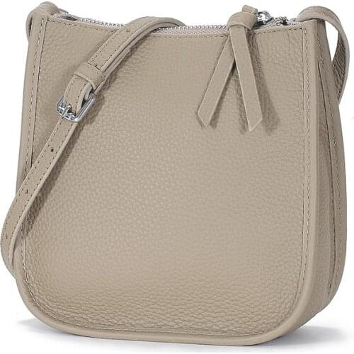 Summer Fashion Crossbody Bags For Women Genuine Leather Shoulder Bag Luxury Designer Handbags and Purses Mini Small Bucket Bag