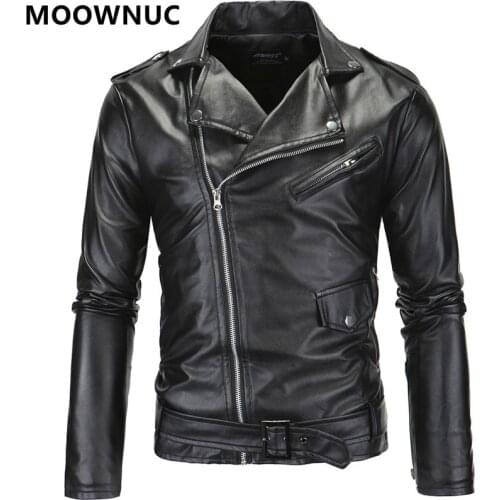 Мужские куртки из искусственной кожи Moownuc China At AliExpress