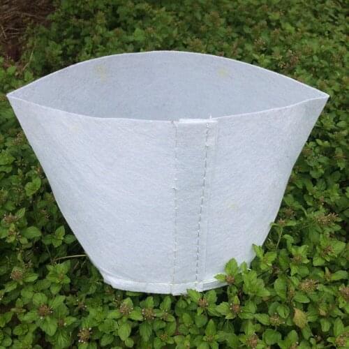 Pocketgarden 10 pieces Non-woven Planting Bag Home Gardening Vegetable Grow Bags trees Flower Pots & Planters 20x15cm