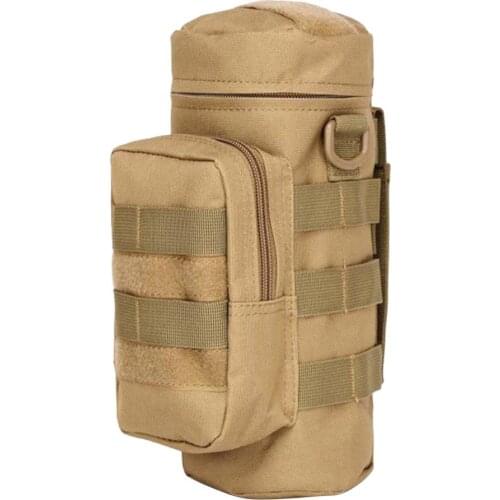 Outdoor Camping Tactical Military Molle System Water Bags Large Capacity Kettle Pouch Holder