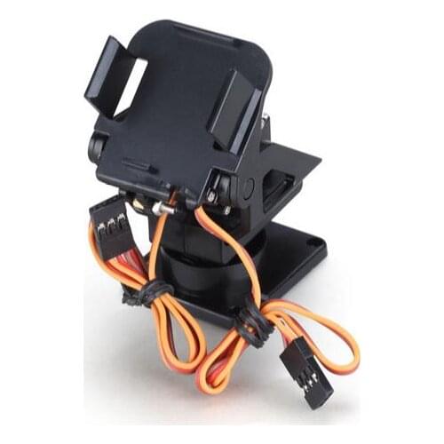 10sets Servo bracket PT Pan/Tilt Camera Platform Anti-Vibration Camera Mount for Aircraft FPV dedicated nylon PTZ for 9G SG90