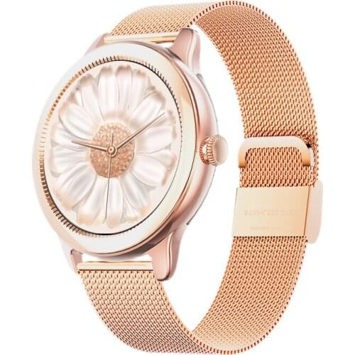 Ladies Smart Watch For Women Fitness Bracelet Luxury Gold Smartwatch Watches For Huawei Oppo Xiaomi