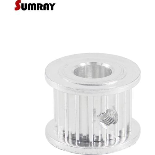 SUMRAY 3M 18T Timing Pulley 4/5/6/6.35/8mm Inner Bore Stepper Motor Pulley 11mm Belt Machine Width Pulley Wheel