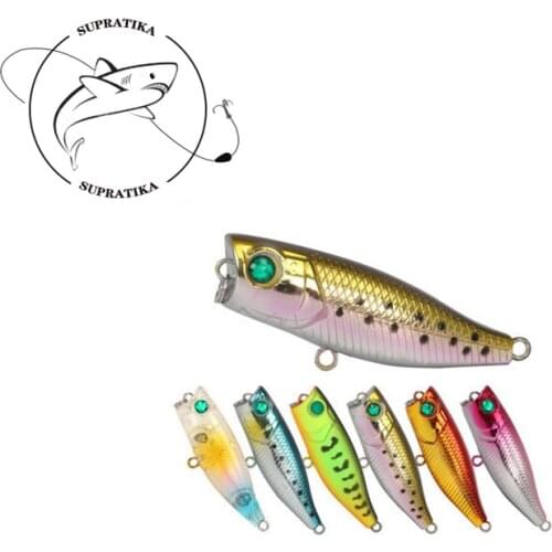 10 Colors 4cm/3.4g Artificial Topwater Mini Popper Plastic Hard Bait With High Quality Sharpened Hook Swimbait 3D Eyes Fishing