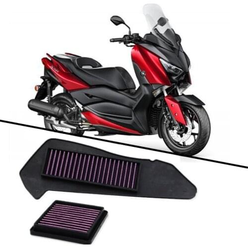 2pcs For YAMAHA XMAX250 XMAX300 xmax 250 300 Motorcycle Part Air Filter Air Intake Cleaner Engine Protect Air Cleaner Filte