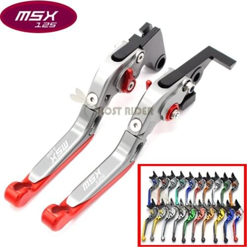 For Honda GROM MSX 125 2014-2018 2015 2016 2017 Motorcycle CNC aluminum Shorty Adjustable Brake Clutch Levers