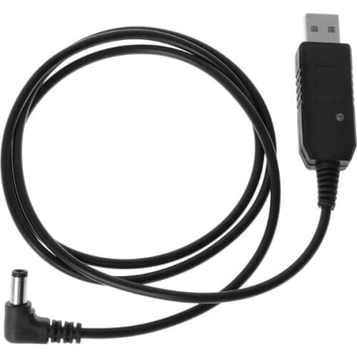 Free shipping Portable USB Charger Cable For Baofeng UV-5R BF-F8HP Plus Walkie-Talkie Radio