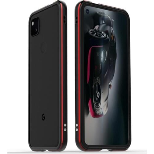 Bumper Case For Google Pixel 5 Luxury Aluminum Metal Phone Frame for Google Pixel5 Metal Camera Lens Protector