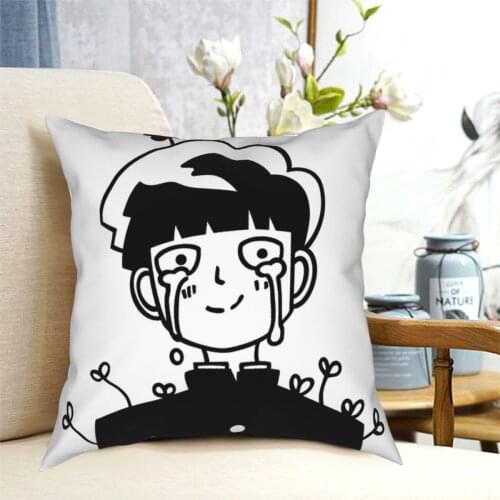 Mob Psycho 100 Precious Boy Pillowcase Printed Polyester Cushion Cover Decorations Pillow Case Cover Bedroom Square 40*40cm