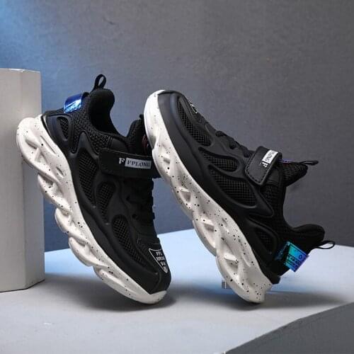 Kids Shoes Breathable Mesh Childrens Sports Shoes Lightweight Kids Running Sneakers Outdoor Non-slip Trail Hiking Boys Sneakers