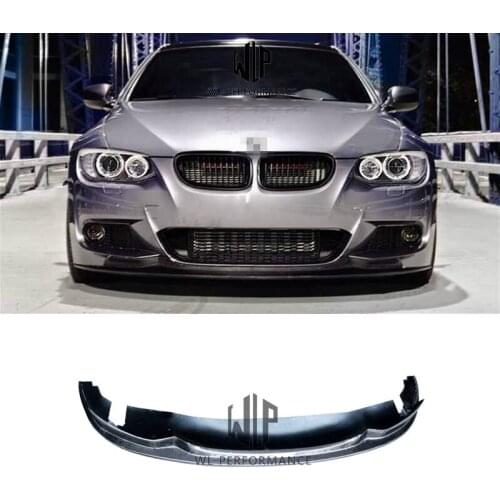 E92 A style 3 Series High quality Carbon Fiber Auto Car Front lip Aprons Splittter For BMW E92 Mt Car Body Kit