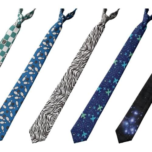 Fashion Lattice 8cm Polyester Men Tie 3d Printed Casual Slim Wedding Business Tie High-Quality Polyester Party Accessories Tie