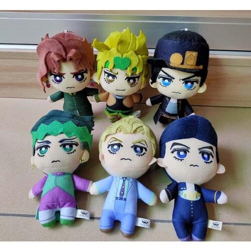 Jojos Bizarre Adventure Tomoni Plush Doll Jotaro Kujo DioRohan Kishibe Yoshikage Kira Josuke Higashikata plush toy 6pcs