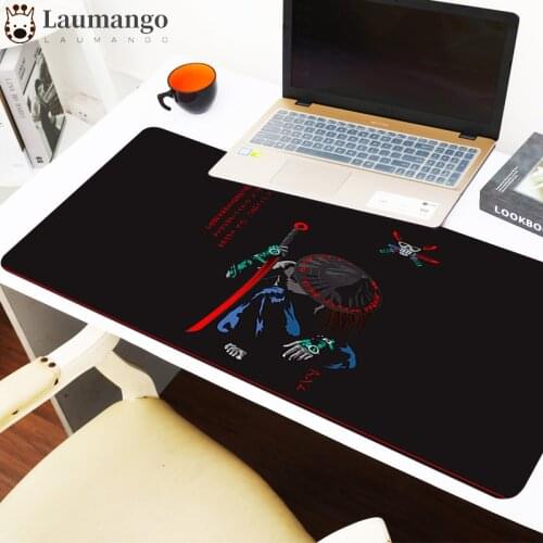 Katana Pattern Mouse Pad Mouse Computer Table Carpet Anime Gamer Gaming Mat for Laptop Pc Swordsman Gaming Desk mat Diy Mousepad