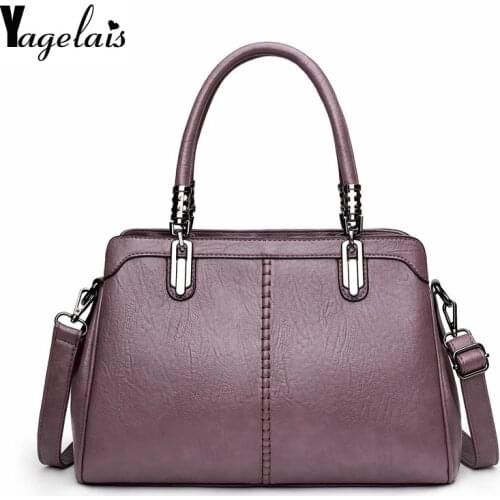 Hot Sale Women Winter Shoulder Bags 2019 Luxury Handbags Women Bag Designers Large Leather Travel To Work
