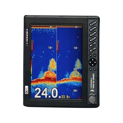 Authentic Japanese (HONDEX) 10.4 -inch color LCD HE-775-Di dual fish finders with transducer