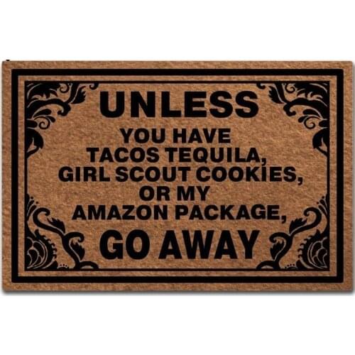 Doormat Funny Door Mat Entrance Floor Mat Decorative Mat Machine Washable