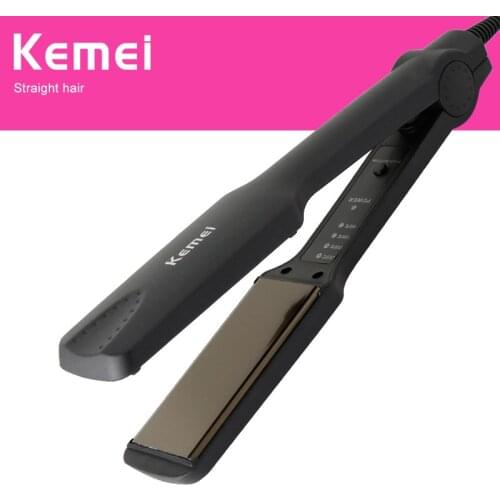 Kemei Professional Hair Straightener Tools Straightening Iron Pranchas De Cabelo Curling Irons Styling Chapinha Ionic Flat Iron